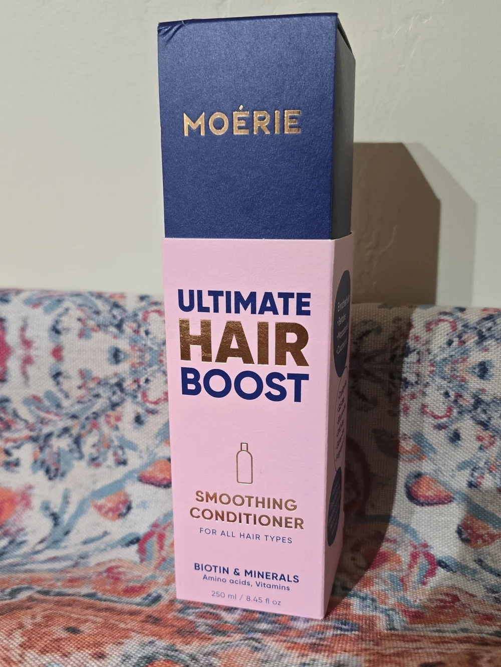 NWT Moerie Ultimate Hair Boost Smoothing Conditioner - Pink